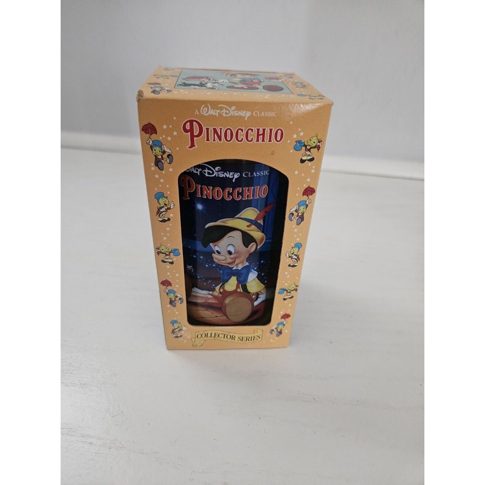 Vintage Walt‎ Disney's Pinocchio Burger King Collector Glass Series 1994